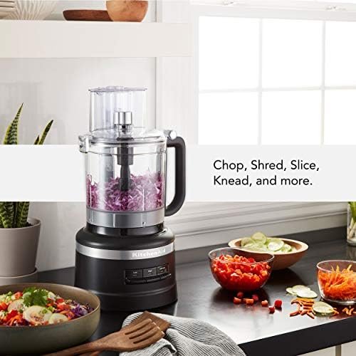 KitchenAid 13-Cup Food Processor, Black Matte - Image 4