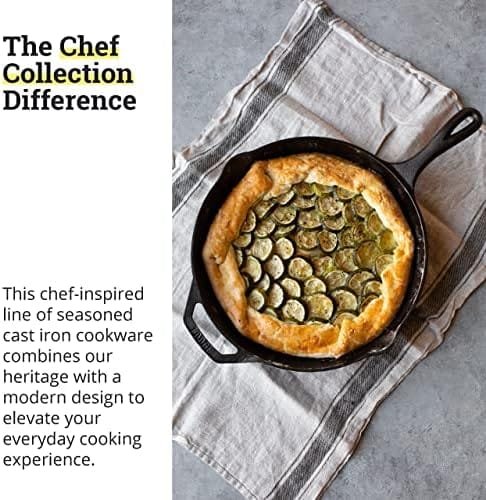 Lodge Chef Collection 12-Inch Cast Iron Skillet - Cast Iron Pan for Cooking, Frying & More - Camp Frying Pan for Open Fire, Stovetop, Oven, & Grill - Image 6