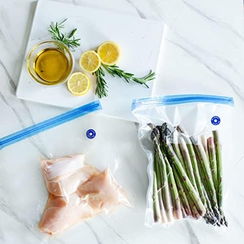 OUII Sous Vide Bags for Joule and Anova Cooker - 52 Pieces Kit with Vacuum Sealer Bags, Hand Pump, Clips - 3 Bag Sizes, Food Storage, Meal Prep - Fits Any Sous Vide Cooking Machine - Image 7
