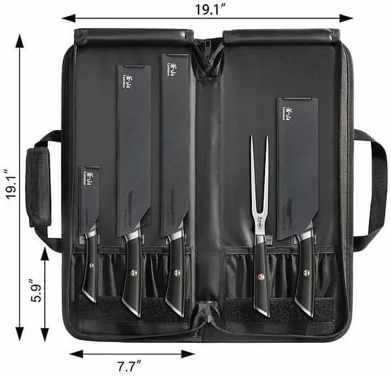Cangshan S Series German Steel Forged 6-Piece BBQ Knife Set (Black) - Image 3