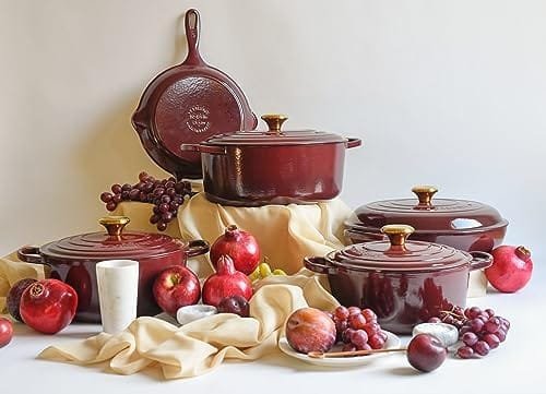 Le Creuset Enameled Cast Iron Signature Iron Handle Skillet, 10.25", Rhone - Image 5