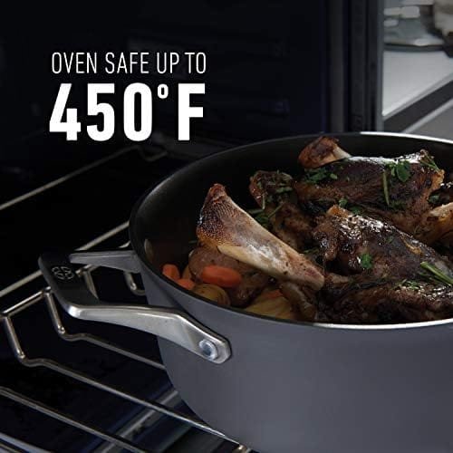 Calphalon 2029636 Premier Hard-Anodized Nonstick 2-Piece 8 12-Inch Frying Pan Set 8/12 Combo Black - Image 11