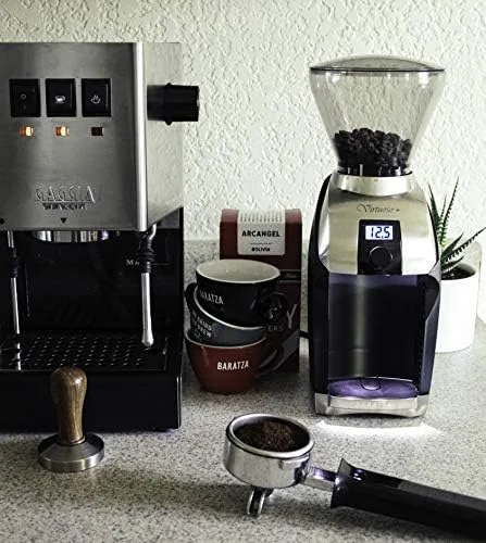 Baratza Virtuoso+ Conical Burr Coffee Grinder with Digital Timer Display - Image 5