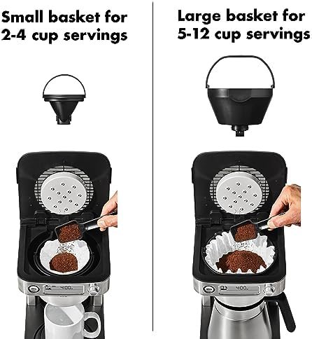 OXO Brew 12-Cup Coffee Maker With Podless Single-Serve Function,Silver - Image 5