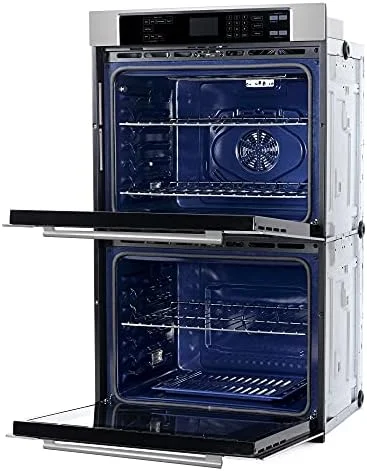 COSMO COS-30EDWC 30 in. Electric Double Wall Oven with 5 cu. ft. Capacity, Turbo True European Convection, 7 Cooking Modes, Self-Cleaning in Stainless Steel - Image 9