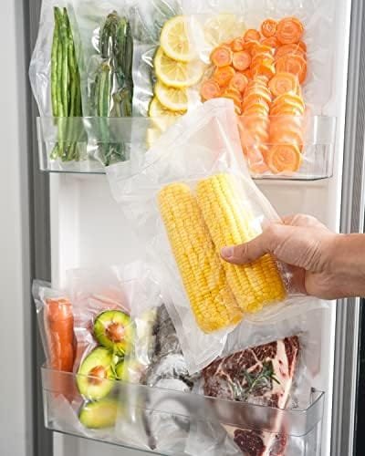 TWOMEOW Vacuum Sealer, Compact Slim Food Sealer Machine with Starter Kit, Automatic Sealing System for Sous Vide Cooking and Food Preservation, Vertical Vacuum Sealer Storage, Black - Image 8