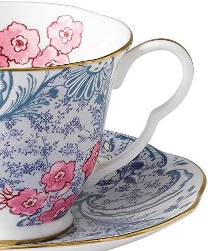 Wedgwood Fine Bone China Butterfly Bloom Spring Blossom Teacup & Saucer Set - Image 3