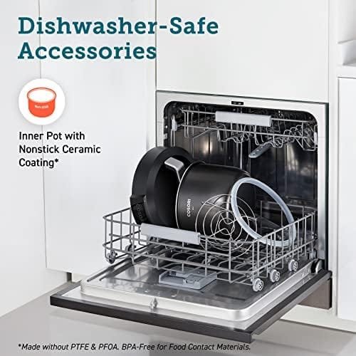 COSORI Electric Pressure Cooker 6 Quart, 9-in-1 Instant Multi Cooker, 13 Presets, Rice Slow Sauté, Sous Vide, Sterilizer, Recipes, 1100W, Stainless Steel, Olla de Presion Electrica Multiuso - Image 8