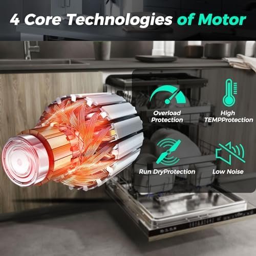 DD31-00013 Compatible with Samsung Dishwasher Water-cooled Wall Spray Arm Motor SRM-36HR Replacement Parts for Production, Saving Your Dishwasher and Bringing it Back to Life. - Image 4