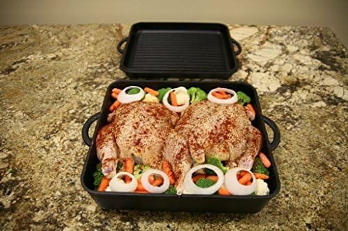 Camp Chef Square Dutch Oven, True Seasoned Finish Cast Iron, 13" Dutch Oven - Image 6