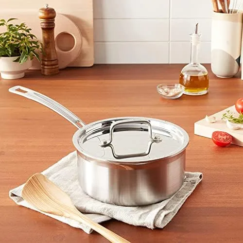 Cuisinart Saucepan with Cover, Triple Ply 2-Quart Skillet, Multiclad Pro, MCP19-18N - Image 7