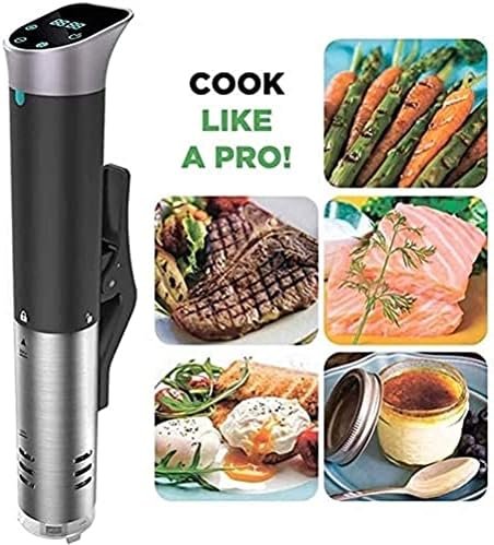 XARONF Sous Vide Cooker Machine, 1000W IPX7 Waterproof Water Thermal Immersion Circulator, Accurate Temperature, Control Digital Display - Image 5