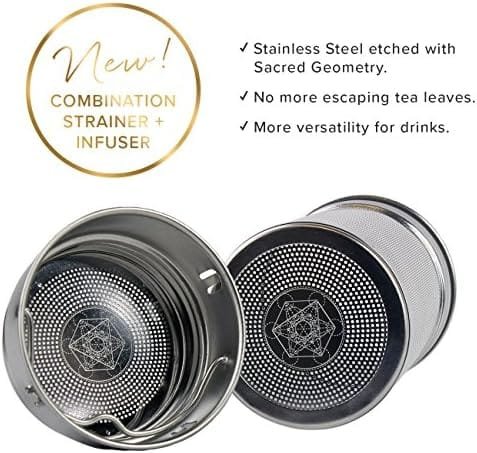 Sacred Lotus Love Double-Walled Glass Tea Infuser Bottle - Portable Travel Mug with Strainer and Sleeve for Loose Leaf Tea, Coffee, Smoothies - Insulated Tumbler with Lid for Hot and Iced Beverages - Image 4