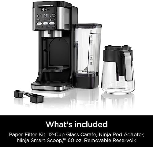 Ninja CFP101 DualBrew Hot & Iced Coffee Maker, Single-Serve, compatible with K-Cups & 12-Cup Drip Coffee Maker, Black - Image 10