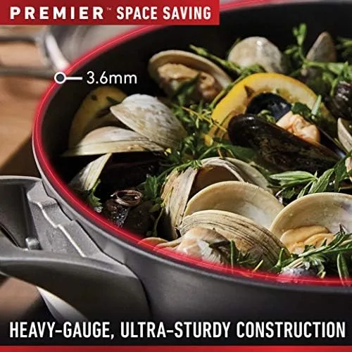 Calphalon Premier Space Saving Nonstick Fry Pan Set - Image 4
