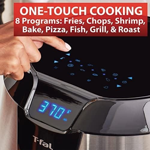 T-fal Easy Fry XXL Air Fryer & Grill Combo with One-Touch Screen, 8 Preset Programs, 5.9 quarts, Black & Stainless Steel - Image 8