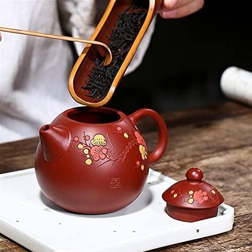 teapot 200ml Yixing Purple Clay Teapots Ball Shaped Infuser Dragon Egg Tea Pot Raw ore Beauty Kettle Handmade Zisha Tea Set - Image 6