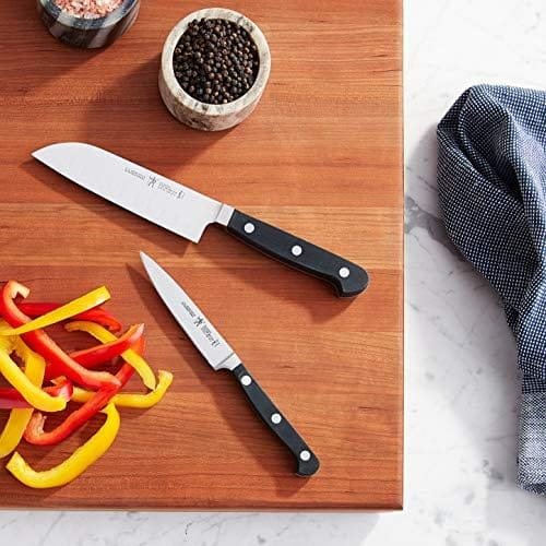 HENCKELS Classic Razor-Sharp 2-Piece Knife Set, Santoku Knife 5 Inch, Paring Knife, German Engineered Informed by 100+ Years of Mastery, Black/Stainless Steel - Image 5