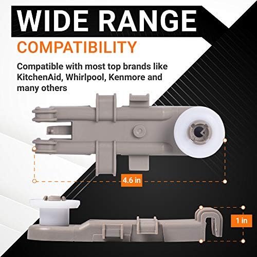 Ultra Durable 8268743 Dishwasher Upper Rack Wheel Replacement Part by BlueStars - Exact Fit For Whirlpool Kenmore KitchenAid Dishwashers - Replaces WP8268743 WP8268743VP AP6012252 - Pack of 4 - Image 3