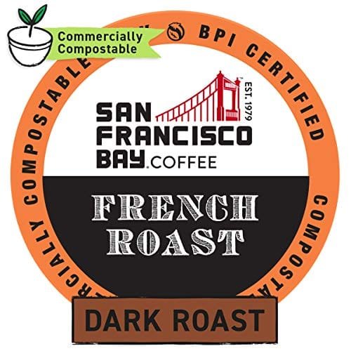 San Francisco Bay Compostable Coffee Pods - French Roast (80 Ct) K Cup Compatible including Keurig 2.0, Dark Roast - Image 3
