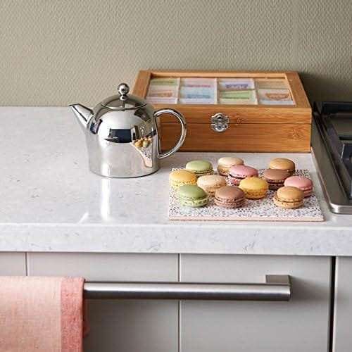 bredemeijer Santhee Double Walled Teapot, 0.5-Liter Stainless Steel Glossy Finish with Glossy Accents - Image 3