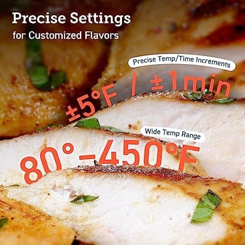 COSORI Air Fryer Toaster Oven, 12-in-1, 26QT Convection Oven Countertop, with Toast, Bake, and Broil, Smart, 6 Slice Toast, 12'' Pizza, 75 Recipes&Accessories, Black - Image 6