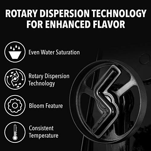 VINCI RDT 12 Cup Coffee Maker, with Patented Spinning Spray Head Technology, Bloom Setting, Brew to Pause, Stainless Steel Fully Programmable Electric Coffee Maker - Image 3