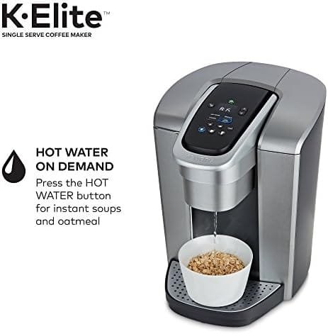 Keurig K-Elite Single-Serve K-Cup Pod Coffee Maker, Brushed Silver - Image 10