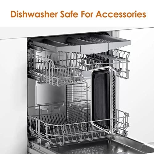 NUWAVE Bravo Air Fryer Oven, 12-in-1, 30QT XL Large Capacity Digital Countertop Convection Oven, silver - Image 9