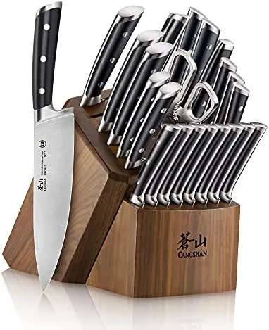 Cangshan S Series 1026054 German Steel Forged 23-Piece Knife Block Set - Image 2