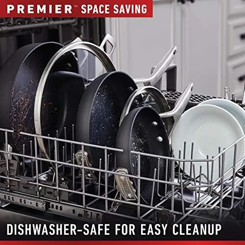 Calphalon Premier Space Saving Nonstick Fry Pan Set - Image 6