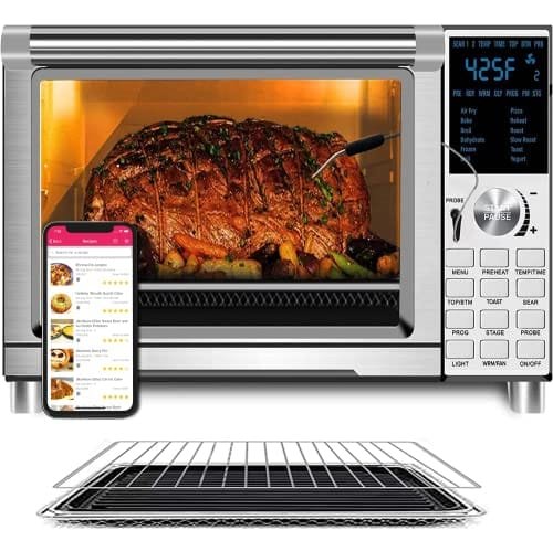 NUWAVE Bravo Air Fryer Oven, 12-in-1, 30QT XL Large Capacity Digital Countertop Convection Oven, silver - Image 2