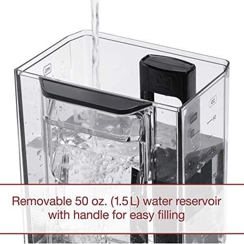 WOLF GOURMET Programmable Coffee Maker System with 10 Cup Thermal Carafe, Built-In Grounds Scale, Removable Reservoir, Red Knob, Stainless Steel (WGCM100S) - Image 4