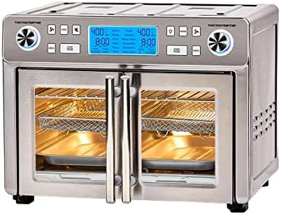 Emeril Lagasse Everyday French Door 360 Air Fryer, 25-QT Capacity, Dual Temperture Zone cooks 2 different ways, Stainless Steel - Image 2