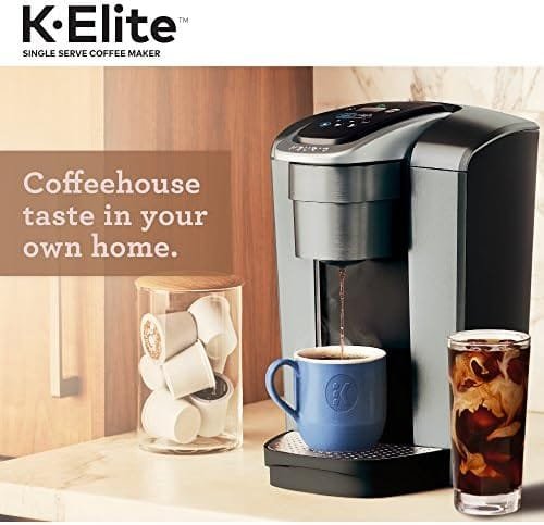 Keurig K-Elite Single-Serve K-Cup Pod Coffee Maker, Brushed Silver - Image 13