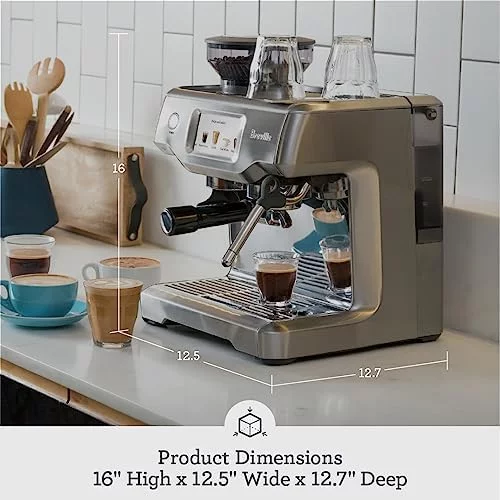 Breville Barista Touch Espresso Machine 67 oz, Black Truffle - Image 8