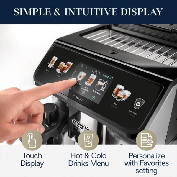 De'Longhi Eletta Explore Fully Automatic Espresso Machine with Cold Brew - Image 6
