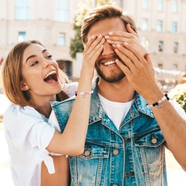 EXPHAIN Couples Bracelets For Him And Her Bf And Gf Relationship Bracelets For Couples Matching Best Friend Magnetic Bracelets Cute Kawaii Bracelet Gifts For Women Girl - Image 4