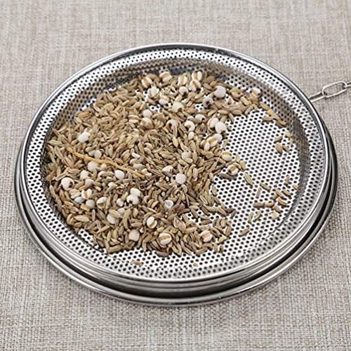 Yardwe Stainless Steel Tea Ball Strainer, Tea infuser with Extended Chain Hook, Fine Mesh Cooking Infuser for Loose Leaf Tea Seasonings (5.5 x 5.9 Inch) - Image 10