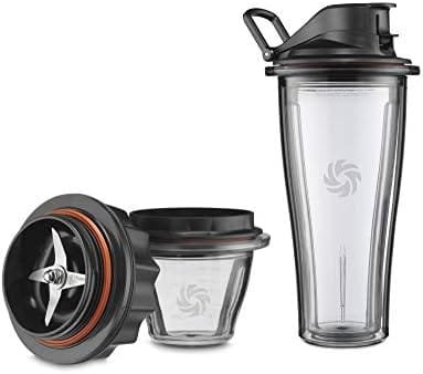 Vitamix Blending Cup and Bowl Starter Kit for Vitamix Ascent and Venturist machines, Clear, 20 oz. cup and 8 oz. bowl - Image 2