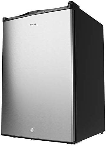 hOmelabs Upright Freezer - 3.0 Cubic Feet Compact Reversible Single Door Vertical Freezer with Adjustable Thermostat and Child Door Lock - Table Top Mini Freezing Machine for Office Dorm or Apartment - Image 2