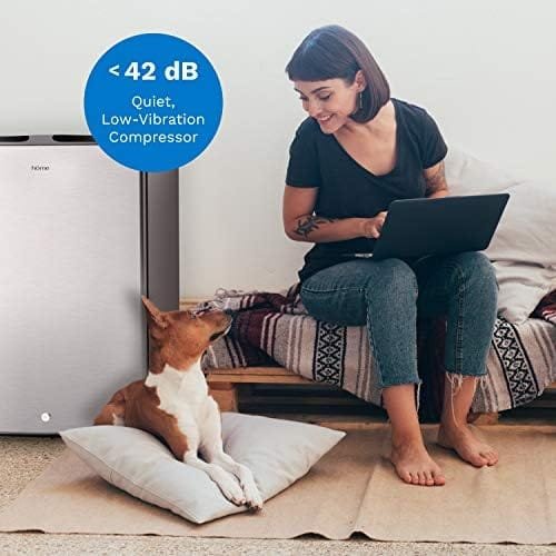 hOmelabs Upright Freezer - 3.0 Cubic Feet Compact Reversible Single Door Vertical Freezer with Adjustable Thermostat and Child Door Lock - Table Top Mini Freezing Machine for Office Dorm or Apartment - Image 7