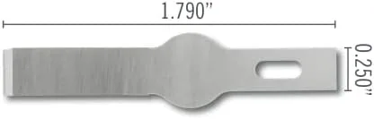 Excel Blades Chisel Replacement Blades, Set of 50 Carbon Steel Blades for Precision Cutting & Trimming, Multi-Purpose Professional, Hobby, and Crafting Tools - Image 4