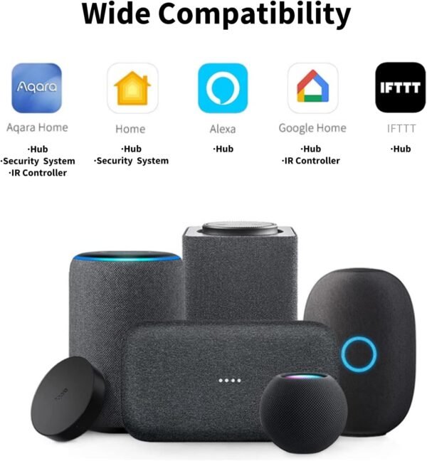 Aqara Smart Hub M2 (2.4 GHz Wi-Fi Required), Smart Home Bridge for Alarm System, IR Remote Control, Home Automation, Supports Alexa, Google Assistant, Apple HomeKit and IFTTT - Image 5