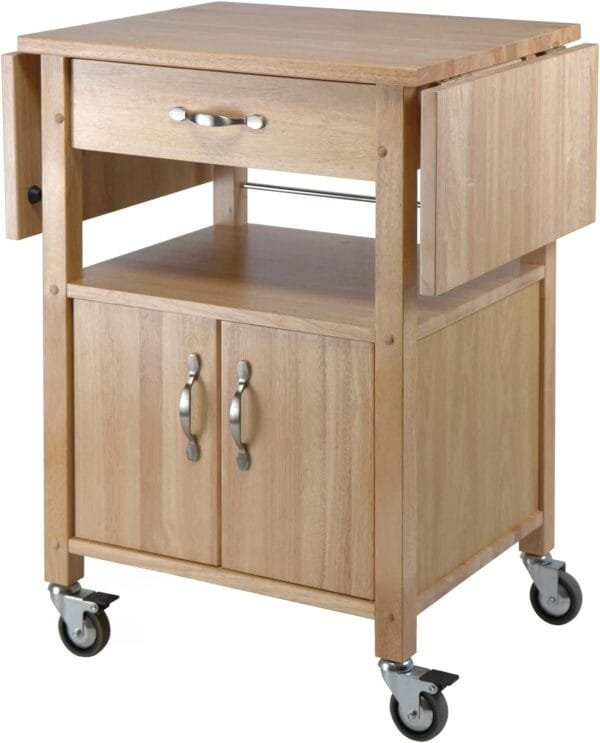 Winsome Wood Drop-Leaf Kitchen Cart - Image 2
