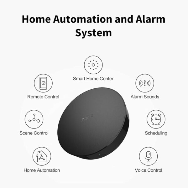 Aqara Smart Hub M2 (2.4 GHz Wi-Fi Required), Smart Home Bridge for Alarm System, IR Remote Control, Home Automation, Supports Alexa, Google Assistant, Apple HomeKit and IFTTT - Image 4