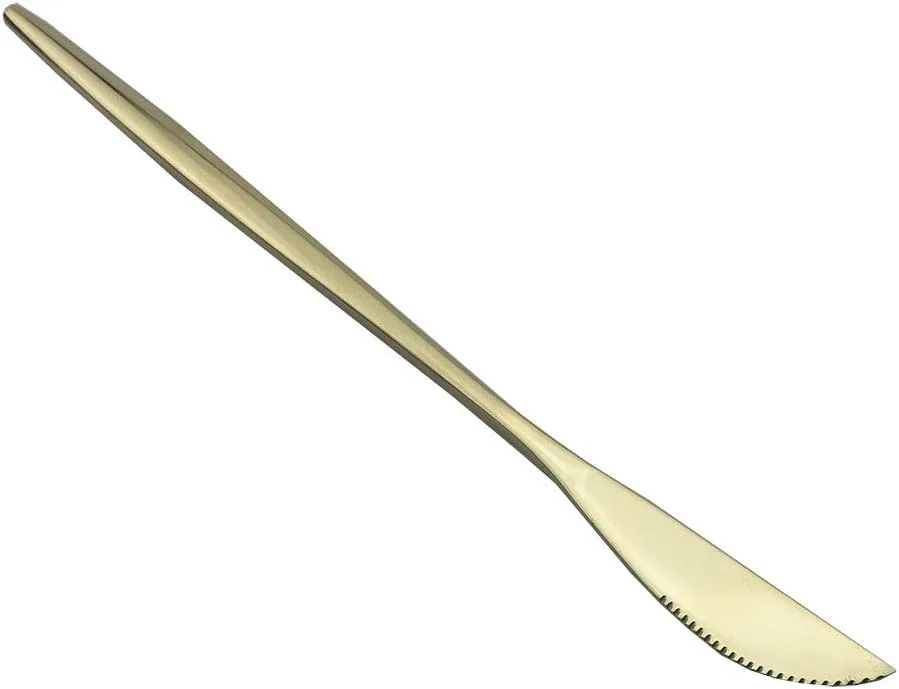 JASHII 24-Piece 304 Stainless Steel Flatware Cutlery Set for 6, Champagne Silverware Set, Mirror Finish, Ideal for Home Wedding Festival Party, Dishwasher Safe (Champagne gold) - Image 6