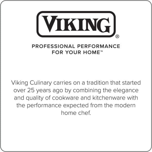 Viking Culinary 3-Ply Stainless Steel Stock Pot, 8 Quart, Includes Glass Lid, Dishwasher, Oven Safe, Works on All Cooktops including Induction - Image 9
