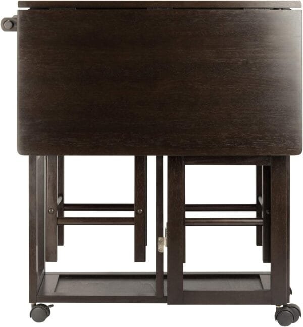Winsome Suzanne 3-PC Set Space Saver Kitchen, Coffee Finish, 29.61x29.13x32.76 - Image 5