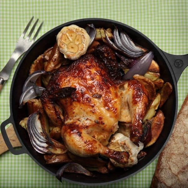 Commercial CHEF 15-inch Pre-seasoned Cast Iron Skillet - Image 6